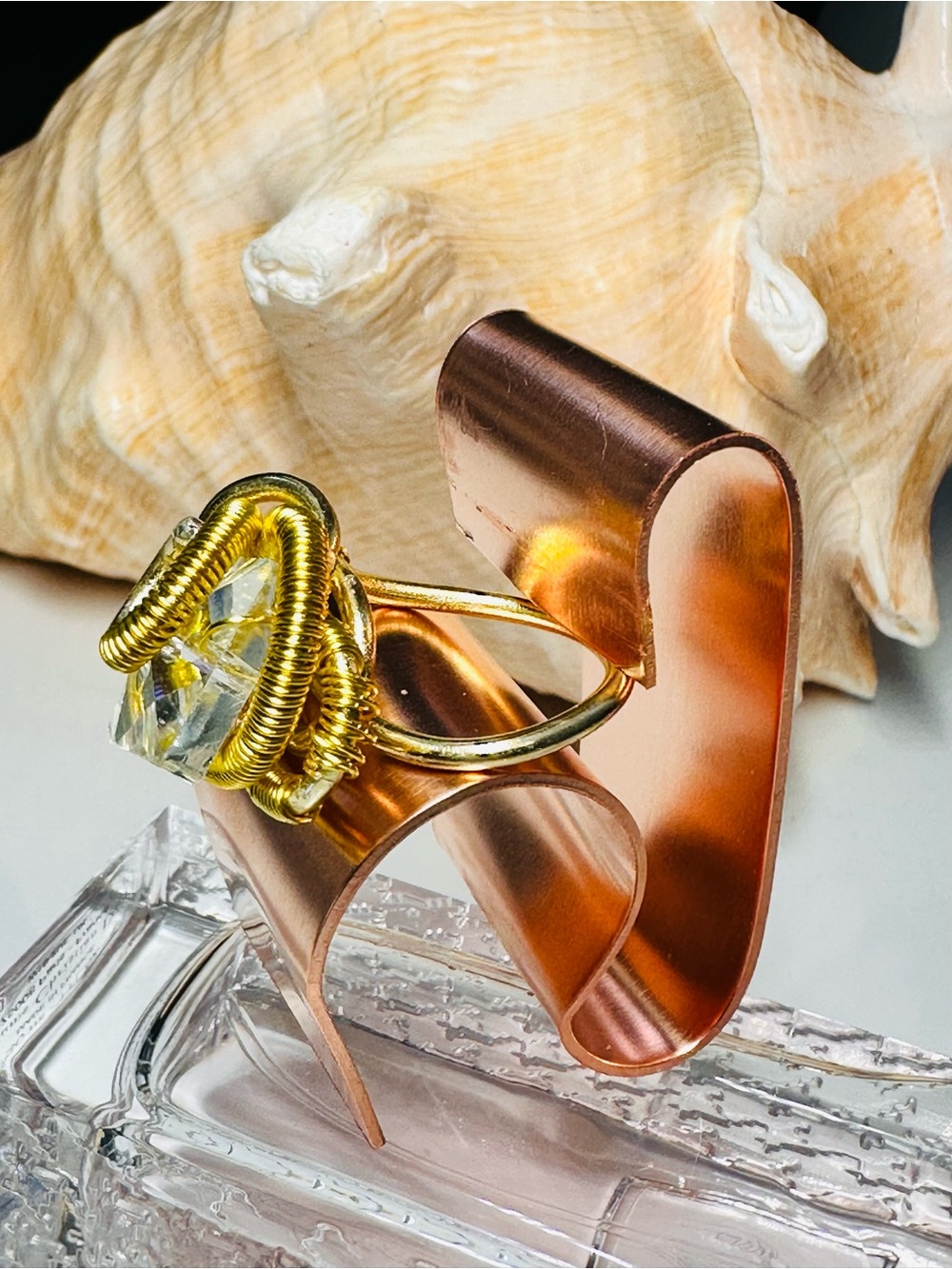 ARTISAN RING  AB Crystal Accent